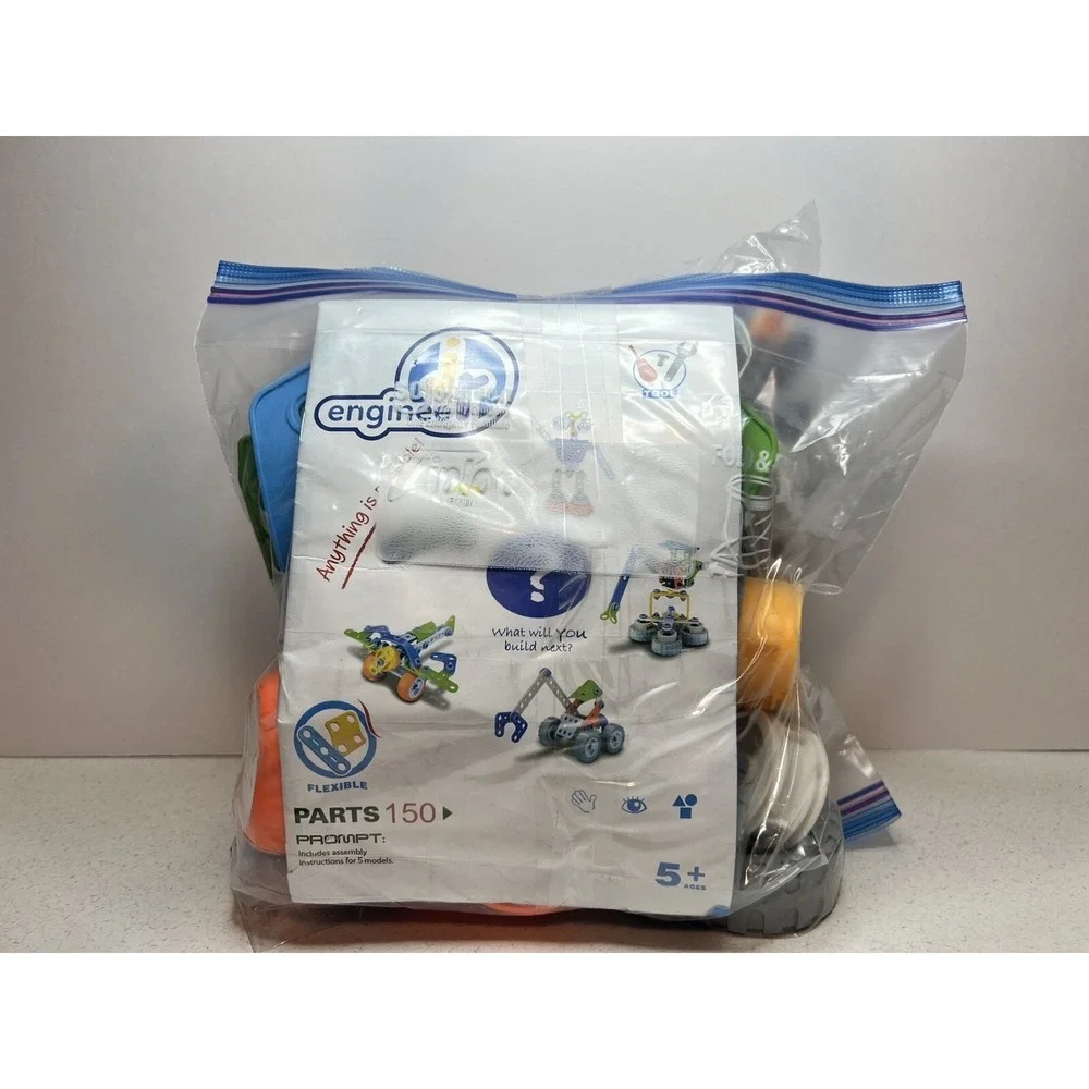 150 Parts Engineer JR/Build & Play bag full of 132  two sets Total Piece's 272*